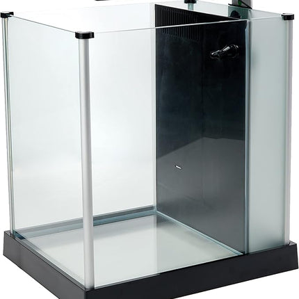 Fluval SPEC Freshwater Aquarium Kit, Aquarium with LED Lighting and 3-Stage Filtration, 2.6 Gallon, Black, Large Breeds