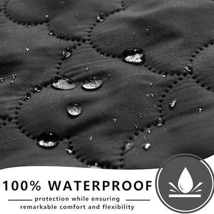 SPXTEX Dog Bed Cover Washable Pee Pads Dog Blankets for Puppy Large Dog Cat,Sofa Reversible Changing Pad Reusable 1 Piece（82"x82",Chocolate+Dark Grey）