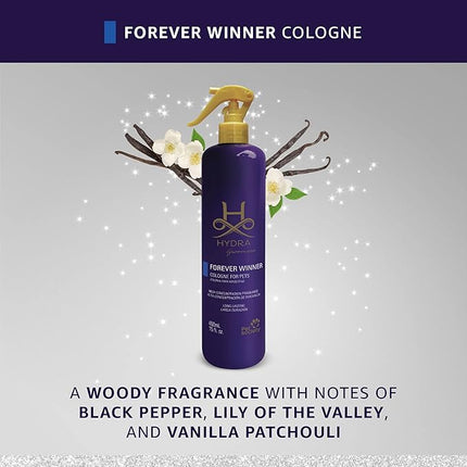 Hydra Groomers’ Forever Winner Cologne, Cat and Dog Cologne Spray, 15 fl. oz.