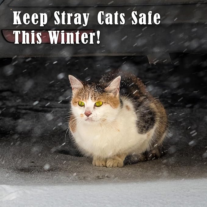 Kiroto Outdoor Pet Heating Pad for Cat Dog, Heated Mat with Waterproof Cover and Automatic Temperature Control, Suitable for Cat Houses, Dog Houses, Small Beds, Porches, 20'' x 16'',Gray