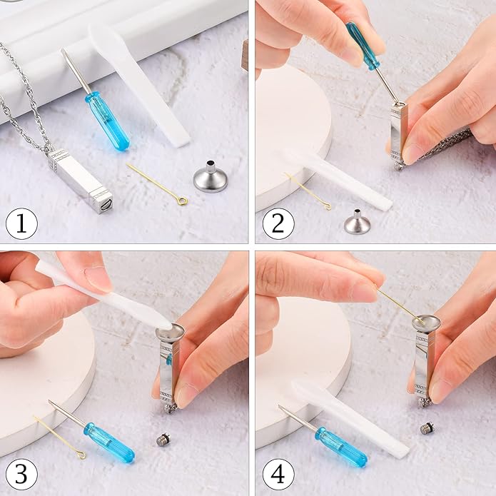 abooxiu Urn Necklace for Ashes Memorial Cremation Jewelry for Ashes Stainless Steel Ashes Jewelry Cube Ashes Necklace Bar Urn Pendant for Women Men