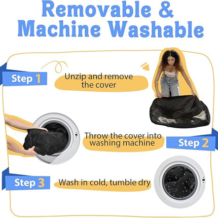 Dog Bed for Medium Large Size Dogs - Memory Foam Soft Pet Couch Sofa with Removable Cover Waterproof Bolster