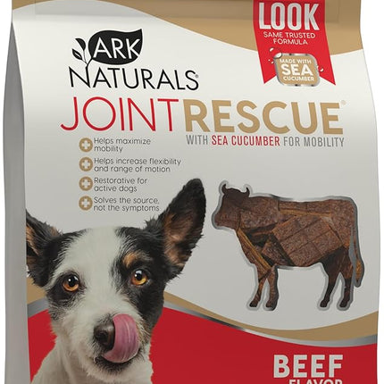 Ark Naturals Joint Rescue Dog Chew, Beef Flavor, Joint Supplement with Glucosamine & Chondroitin, 1 Pack