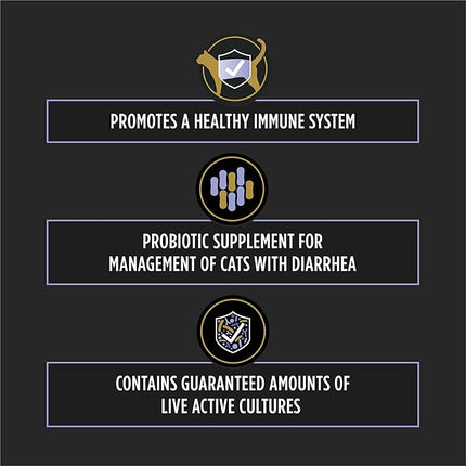 Purina Pro Plan Veterinary Supplements FortiFlora Probiotics for Cats for Digestive Gut Health and Diarrhea - 30 ct. Box