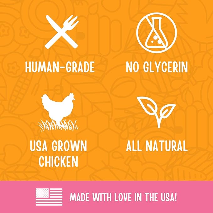 Full Moon Chicken Jerky Healthy All Natural Dog Treats Human Grade For Hip And Joint 12 oz