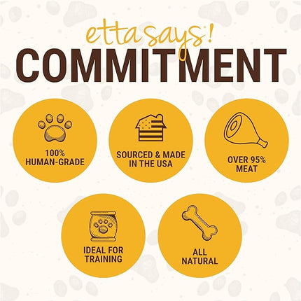 etta says! Yumm Sticks - Real Meat Chicken Dog Jerky Treats - Human Grade - Made in The USA (12 Count Pack of 1)