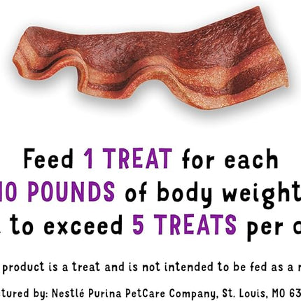 Purina Beggin' Strips Dog Treats, Original With Bacon Flavor - (Pack of 4) 25 oz. Pouches