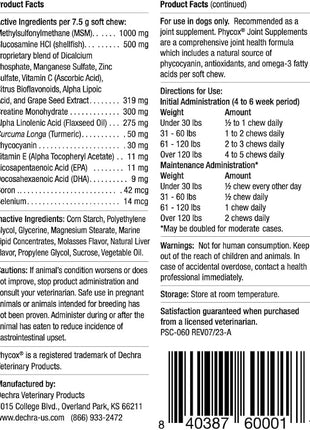 Canine Joint Support, 60 Soft Chews
