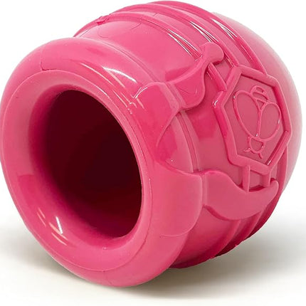 SodaPup Honey Pot – Durable Dog Treat Dispenser & Enrichment Toy Made in USA from Non-Toxic, Pet Safe, Food Safe Natural Rubber Material for Mental Stimulation, Problem Chewing, Calming Nerves, & More