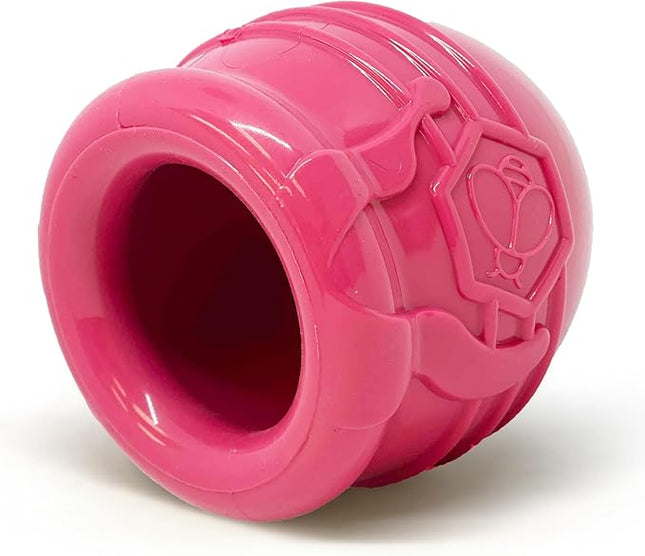 SodaPup Honey Pot – Durable Dog Treat Dispenser & Enrichment Toy Made in USA from Non-Toxic, Pet Safe, Food Safe Natural Rubber Material for Mental Stimulation, Problem Chewing, Calming Nerves, & More