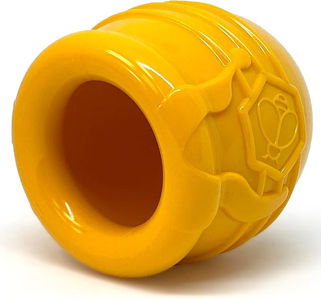 SodaPup Honey Pot – Durable Dog Treat Dispenser & Enrichment Toy Made in USA from Non-Toxic, Pet Safe, Food Safe Natural Rubber Material for Mental Stimulation, Problem Chewing, Calming Nerves, & More