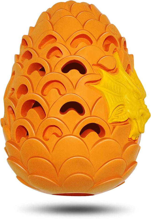 Dragon Egg Dog Chew Toy for Aggressive Chewers Large Breeds, Indestructible Tough Toys for Medium Large Dogs, Puppy Pet Toy 900 Lbs Pull Tension
