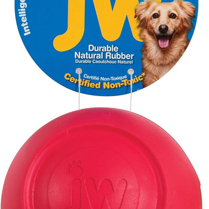 JW Pet Company iSqueak Bouncin' Baseball Dog Toy, Large (Colors Vary), multi (40037)