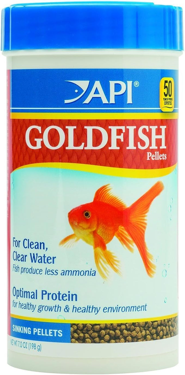 API GOLDFISH PELLETS Fish Food 7-Ounce Container