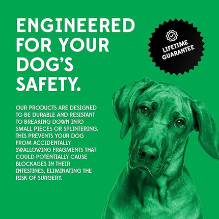 Goughnuts Work to Eat Dog Treat Toy – Virtually Indestructible Rubber Treat Dispensing Dog Toys for Aggressive Chewers, Mental Enrichment Feeder and Fillable Chew for Large Dogs, Freezable, USA Made