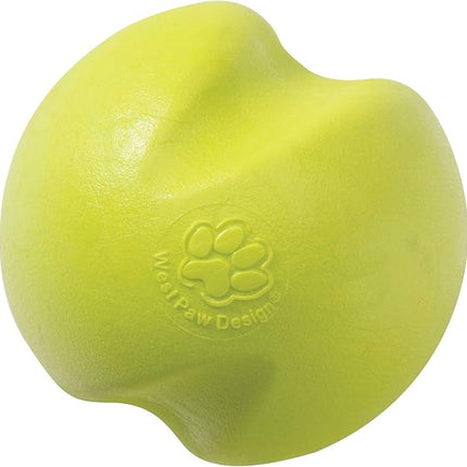 WEST PAW Zogoflex Jive Ball Dog Chew Toy – Bouncing Toys for Dogs, Fetch, Catch, Chewing, Play – Floatable, Recyclable Balls – Latex-Free, Non-Toxic, Dishwasher Safe Dog Toy, Small 2.5", Granny Smith