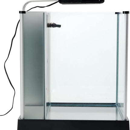 Fluval SPEC Freshwater Aquarium Kit, Aquarium with LED Lighting and 3-Stage Filtration, 2.6 Gallon, Black, Large Breeds