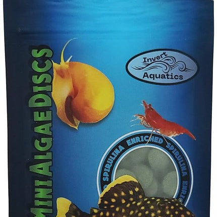 Mini Algae Discs - Sinking Diet for Snails, Shrimp & Bottom Feeding Fish (1.5oz (42,5g))