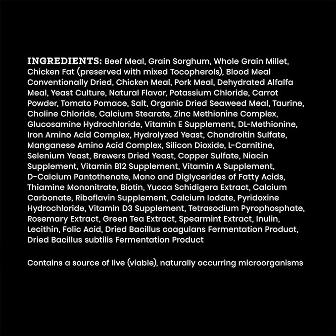 VICTOR Super Premium Dog Food – Performance Dry Dog Food from Beef, Chicken and Pork Meal – 26% Protein for Active Adult Dogs – Includes Glucosamine and Chondroitin for Hip and Joint Health, 40lbs