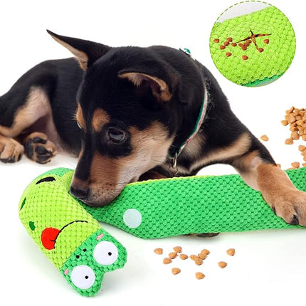 Squeak Dog Toys for Stress Release & Boredom Relief, Dog Puzzle IQ Training, Snuffle Foraging Instinct Training - Suitable for Small, Medium & Large Dogs