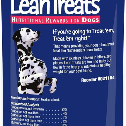 Butler Covetrus Nutrisential Lean Treats for Dogs - Small, Medium & Large Dogs (K9) - Nutritional Low Fat, Bite-Size - Soft Chicken Flavor - 1 Pack - 4oz