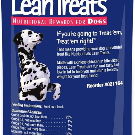 Butler Covetrus Nutrisential Lean Treats for Dogs - Small, Medium & Large Dogs (K9) - Nutritional Low Fat, Bite-Size - Soft Chicken Flavor - 6 Pack - 4oz