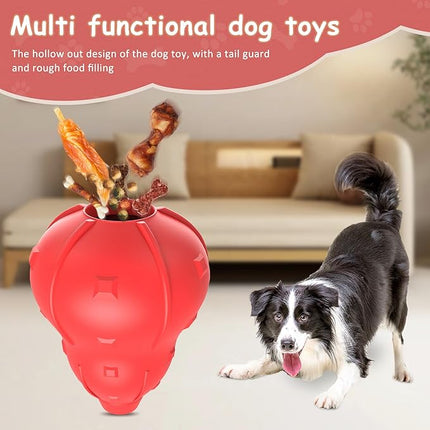 NOUGAT Dog Toy for Aggressive Chewers - Dog Chew Treat Toys Natural Rubber - Interactive Dog Toy for Small Medium Large Milk Flavor