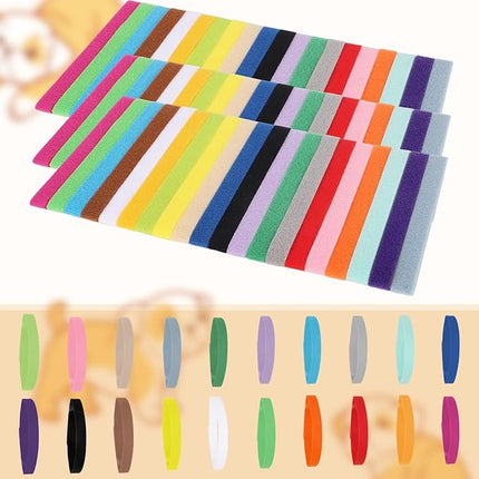 60 Pcs Puppy ID Collars, Three Sizes Multi-Color Soft Adjustable Puppy Whelping Newborn Pet Collars for Newborn Dogs & Cats for Identification