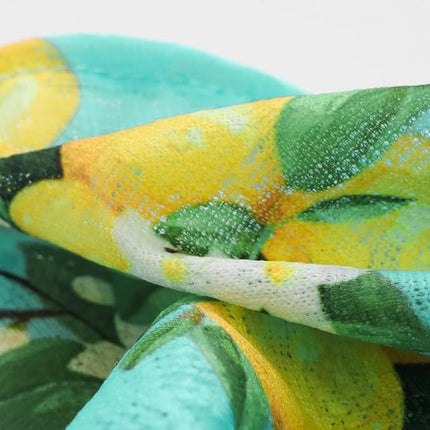 Fitwarm Lemon Dog Dress, Dog Clothes for Small Dogs Girl, Pet Cat Apparel, Teal Blue, Yellow, Green, Large