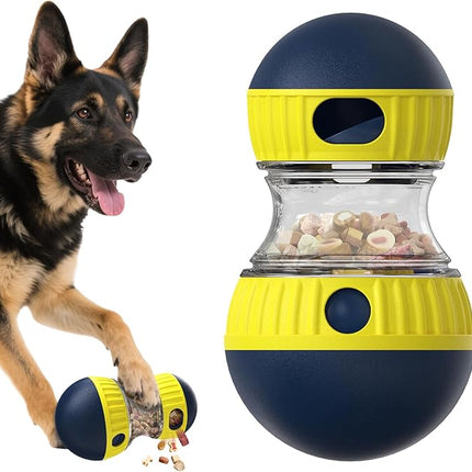 Extra-Large Size Dog Enrichment Toy for Medium/Large Aggressive Chewer Breed Dogs Treat Dispenser Ball Stimulating Game Indoor Food Dispensing Balls Puzzles Feeder Christmas & New Year Gift