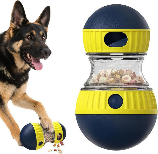 Extra-Large Size Dog Enrichment Toy for Medium/Large Aggressive Chewer Breed Dogs Treat Dispenser Ball Stimulating Game Indoor Food Dispensing Balls Puzzles Feeder Christmas & New Year Gift