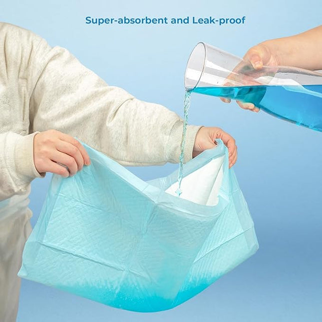 Best Pet Supplies XL Puppy Pads 40 Count - Super Absorbent Dog Training Pads, Quick-Dry, Odor Control, Disposable Pee Pads, Leak-Proof Wee Wee Pads for Indoor Dogs – Baby Blue XL, 40 Pack