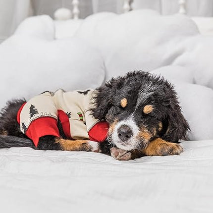 LazyOne Flapjacks, One-Piece Dog Sweater, Matching Family Pajamas for Dogs, Moosletoe, Holiday, Moose (X-Large)