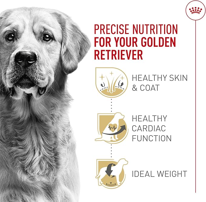 Royal Canin Golden Retriever Adult Dry Dog Food, 30 lb bag