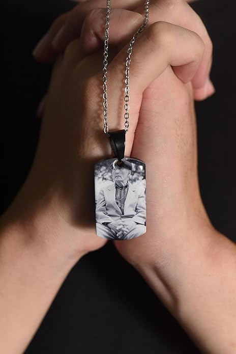 Personalized Ashes Necklace for Men Women Pet Custom Photo Text Urn Necklace Customized Engraving Holder Memorial Cremation Jewelry Keepsake Memorial Gifts