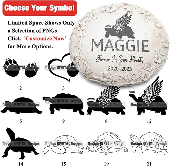 Personalized Tortoise Memorial Stone, Pet Grave Marker Tortoise, Tortoise Headstone, Tortoise Tombstone, Tortoise Gravestone, Tortoise Memorial Gifts