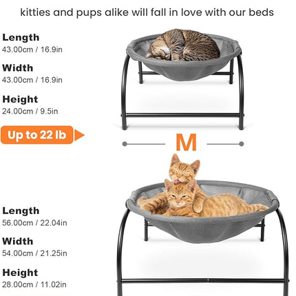 Cat Bed [Large Size] Dog Bed Pet Hammock Bed Free-Standing Cat Sleeping Cat Supplies Pet Supplies Whole Wash Stable Structure Detachable Excellent Breathability Easy Assembly
