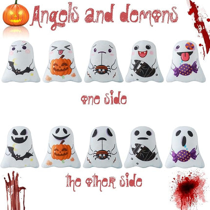 Dorakitten Catnip Toys Interactive Cat 5PCS Cats Chew Plush Ghost Toys & Pet Stuffed Nip Pillow & Kitten Best Kicker Toy Cute and Soft Teething Supplies for Moving Kitty Indoor