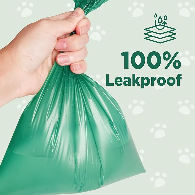 Dog Poop Bags Rolls - 400 Counts, Leakproof Scented Dog Poop Bags Eco-Friendly, Puppy Essentials Refill Smell Proof Bag, Perfect for Daily Walks and Outdoor Adventures