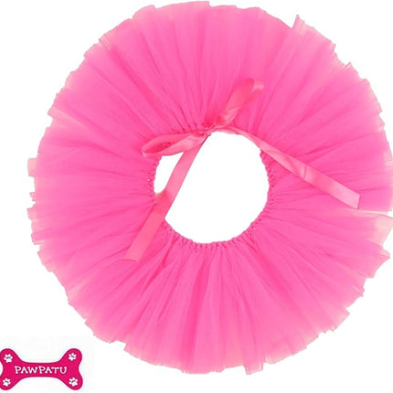 Handcrafted in USA Hotpink Tulle Tutu for Large Dogs