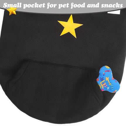 BINGPET Police Dog Hoodies Puppy Sweater Cold Weather Dog Coats Soft Brushed Fleece Pet Clothes Hooded Sweatshirt for Dog Cat