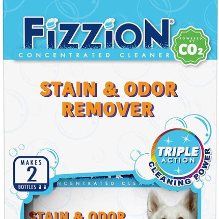 Fizzion Pet Stain and Odor Remover 23 ounce Empty Spray Bottle with 2 Refills