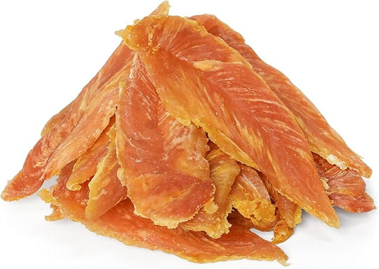 MON2SUN Chicken Jerky Dog Treats Made with Chicken Breast, High Protein & Grain Free, Training Treats for Small to Large Dogs (21 Ounce -Pack of 1)