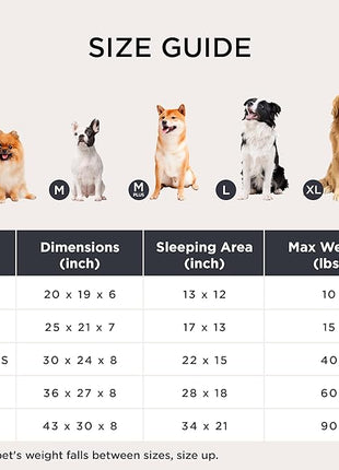 Bedsure Cute Dog Bed for Small Dogs & Cats - Washable Furry Puppy Beds, Rectangle Orthopedic Corduroy Fleece Pet Beds with Removable Zipper Cover, 20x19x6inches, Camel Brown