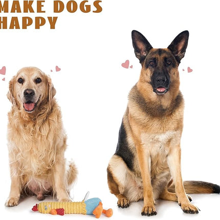 Nocciola 3 in 1 Rip and Reveal Chicken Dog Toy, Suprise Toys Inside- Durable Stuffed Squeaky Crinkle Chew Animal Toy for Medium Large Breed, Funny Cute Teething Keep Busy Pet Supplies