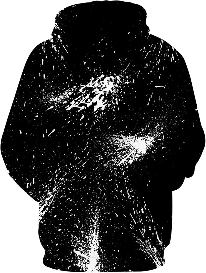 Yasswete Unisex Adults 3D Printed Fashion Hoodies for Men Women Pullover Novelty Sweatshirts with Big Pockets