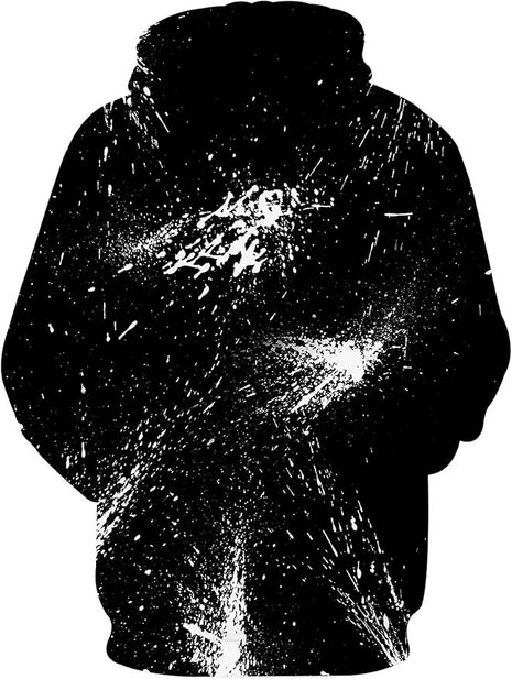 Yasswete Unisex Adults 3D Printed Fashion Hoodies for Men Women Pullover Novelty Sweatshirts with Big Pockets