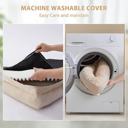 BFPETHOME Orthopedic Dog Beds for Large Dogs-Waterproof Sofa Dog Bed with Removable Washable Cover, Large Pet Bed with Waterproof Lining and Nonskid Bottom,Pet Bed for Dogs