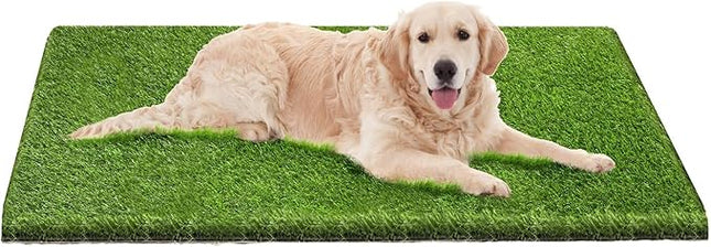 Artificial Grass, 26”x51'' Dog Pee Pads, Professional Dog Potty Training Rug, Grass Mat with Drainage Holes, Pet Turf Indoor Outdoor Flooring Fake Grass Doormat-Easy to Clean (26"x51")