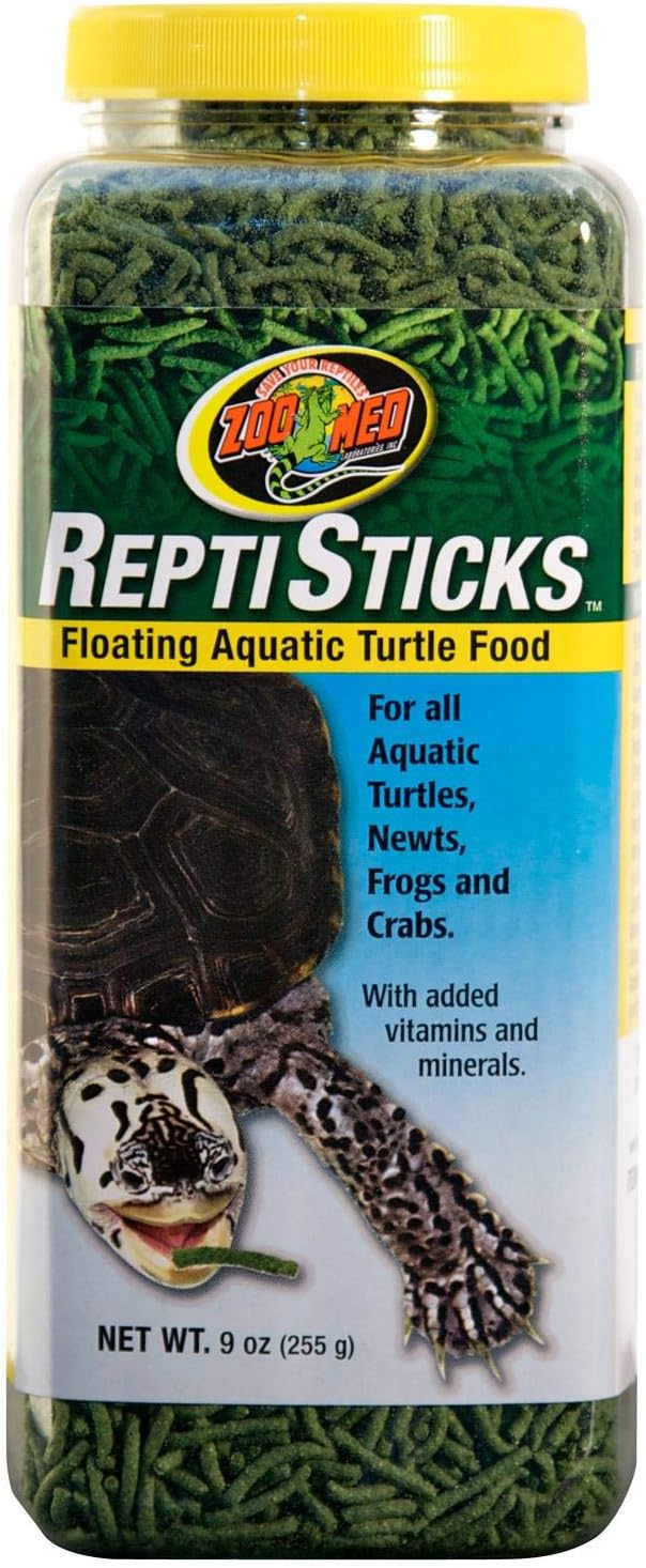 Zoo Med ReptiSticks Floating Aquatic Turtle Food, 8-Ounce